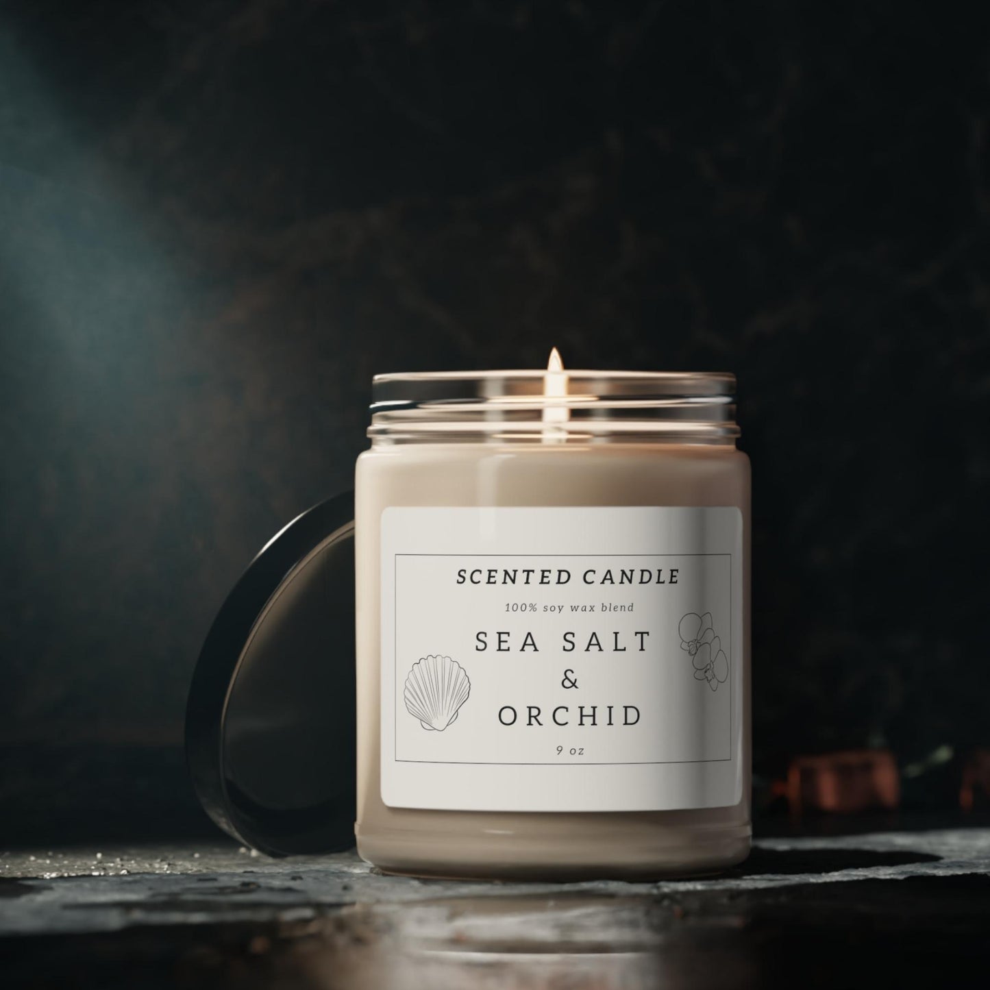 Sea Salt & Orchid Blank | Vegan Soy Candle