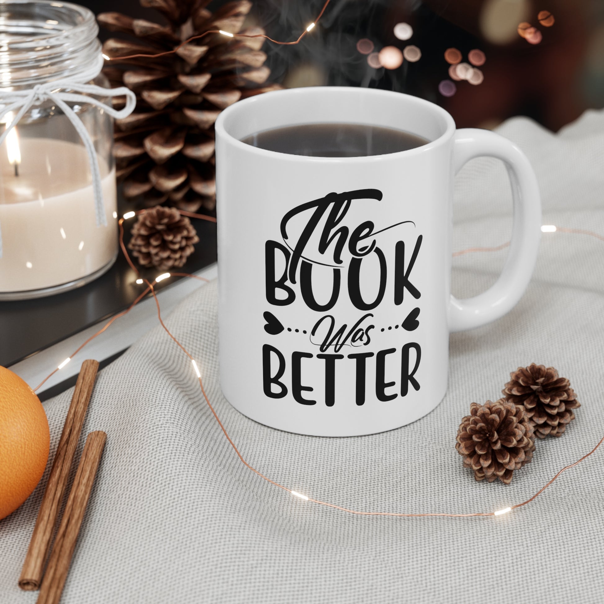 Book lover mug, Literary coffee cup, Witty quote mug, Novel inspired mug, Humorous coffee mug, Bookish gift, Hand-lettered mug, Reading enthusiast mug, Charming bookworm mug, Clever coffee cup