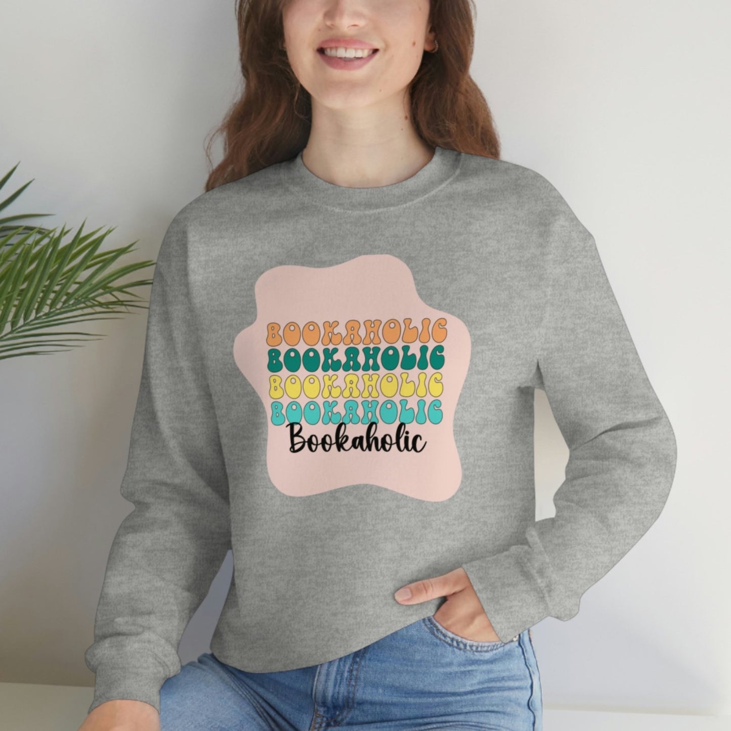 Bookaholic | Crewneck Sweatshirt - BookishBliss 