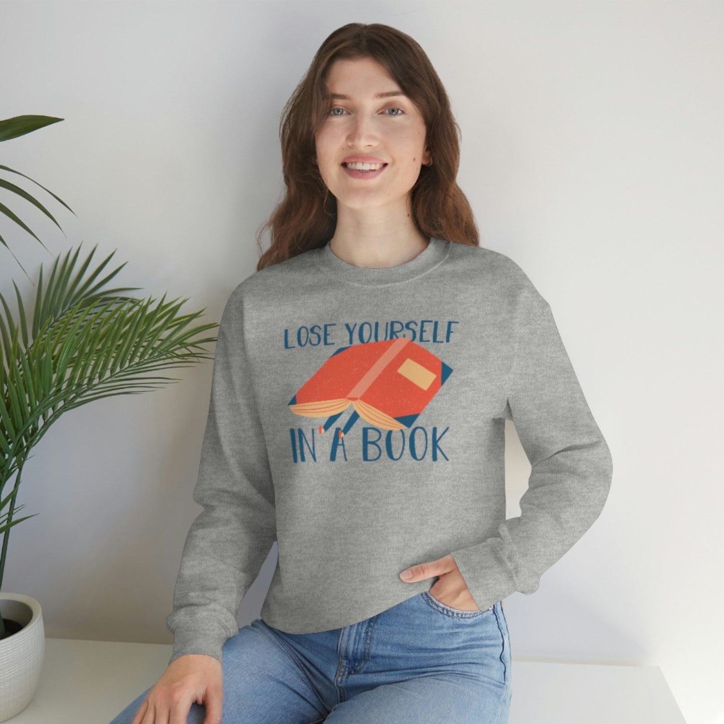 Lose Yourself in a Book I Crewneck Sweatshirt - BookishBliss 