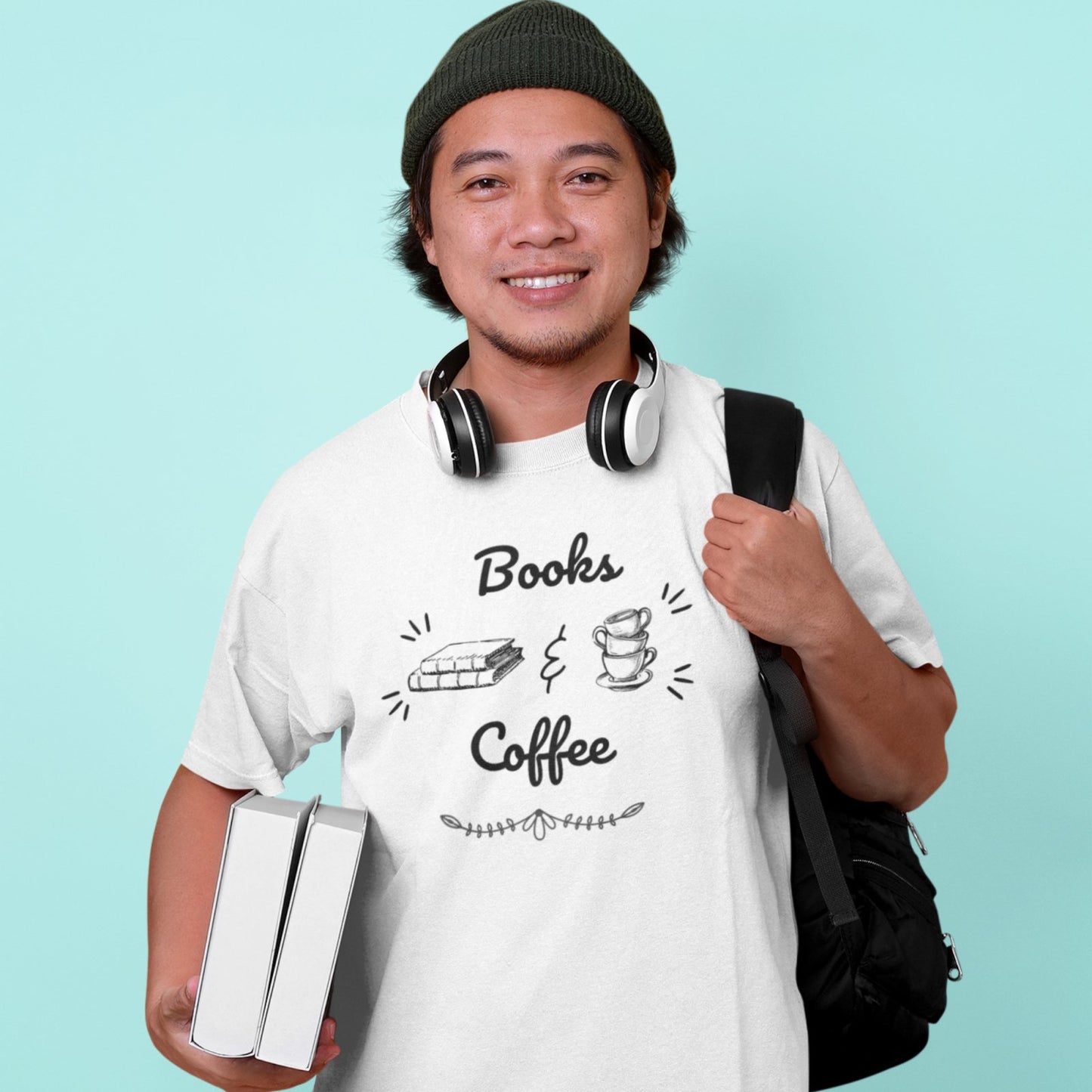 Books & Coffee | T-Shirt - BookishBliss 