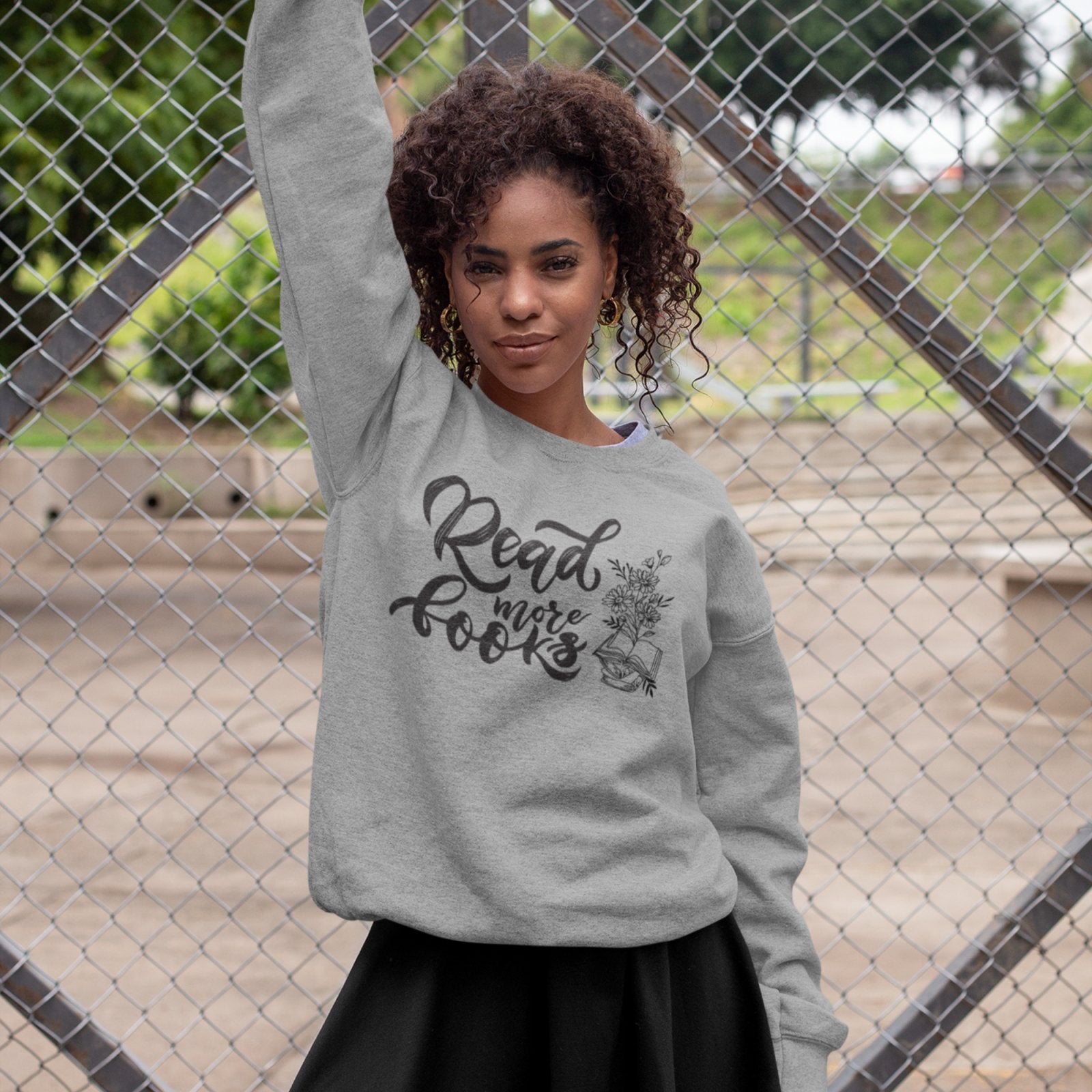 Read More Books I Crewneck Sweatshirt - BookishBliss 