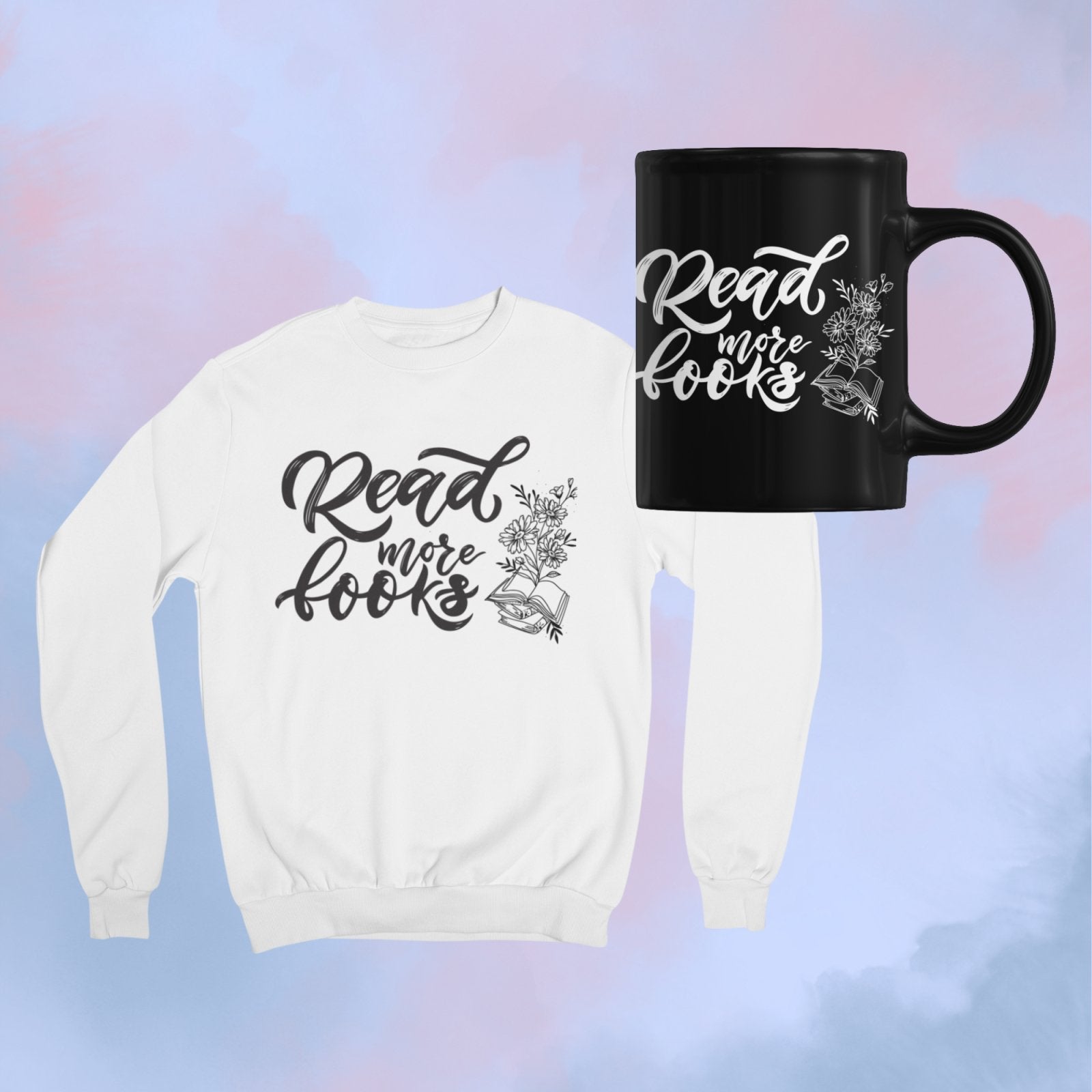 Read More Books I Crewneck Sweatshirt - BookishBliss 