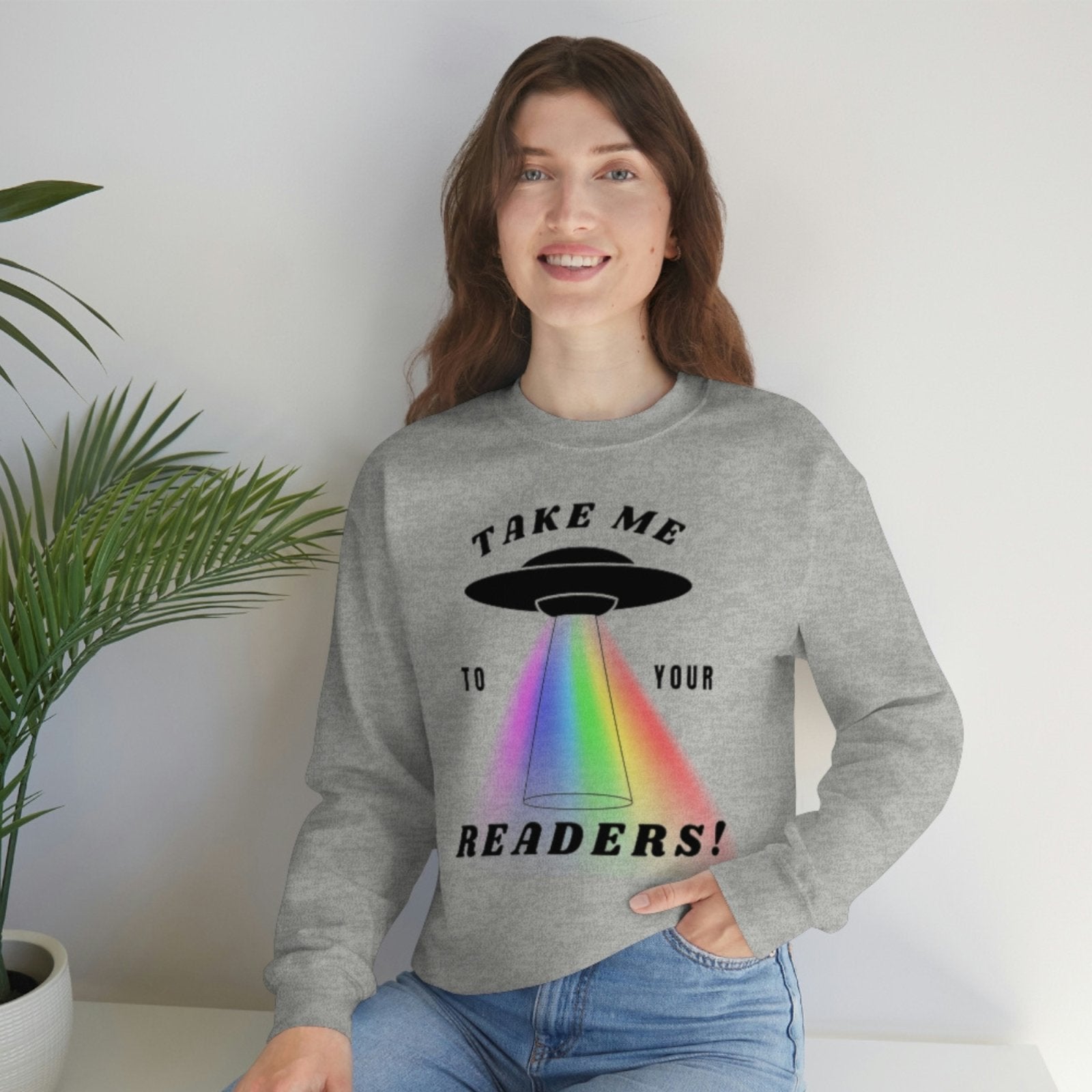 Take me to Your Readers I Crewneck Sweatshirt - BookishBliss 