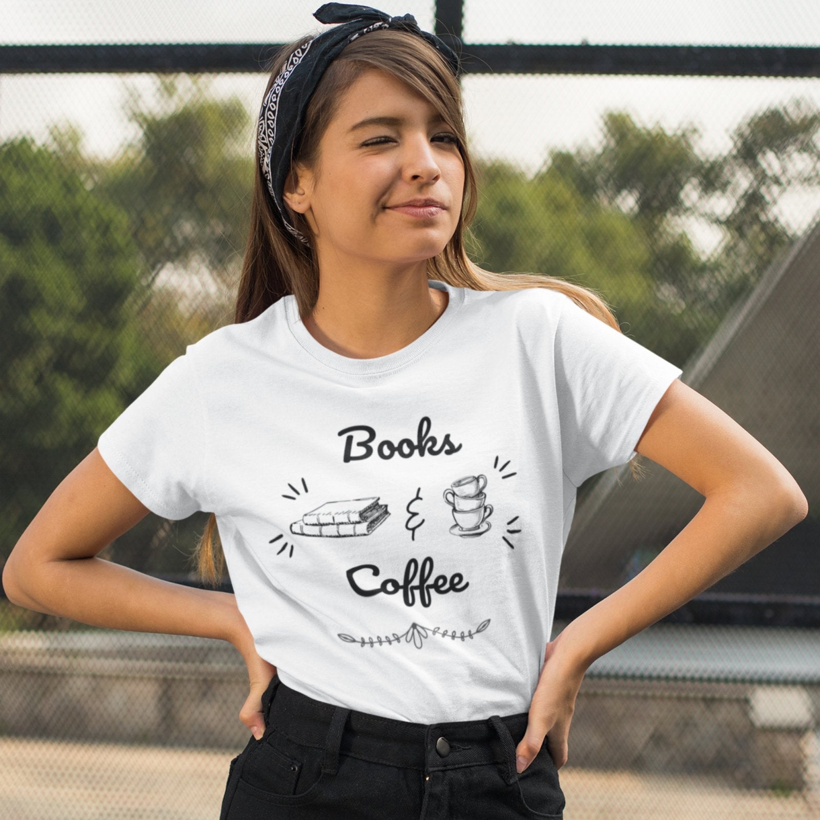 Books & Coffee | T-Shirt - BookishBliss 