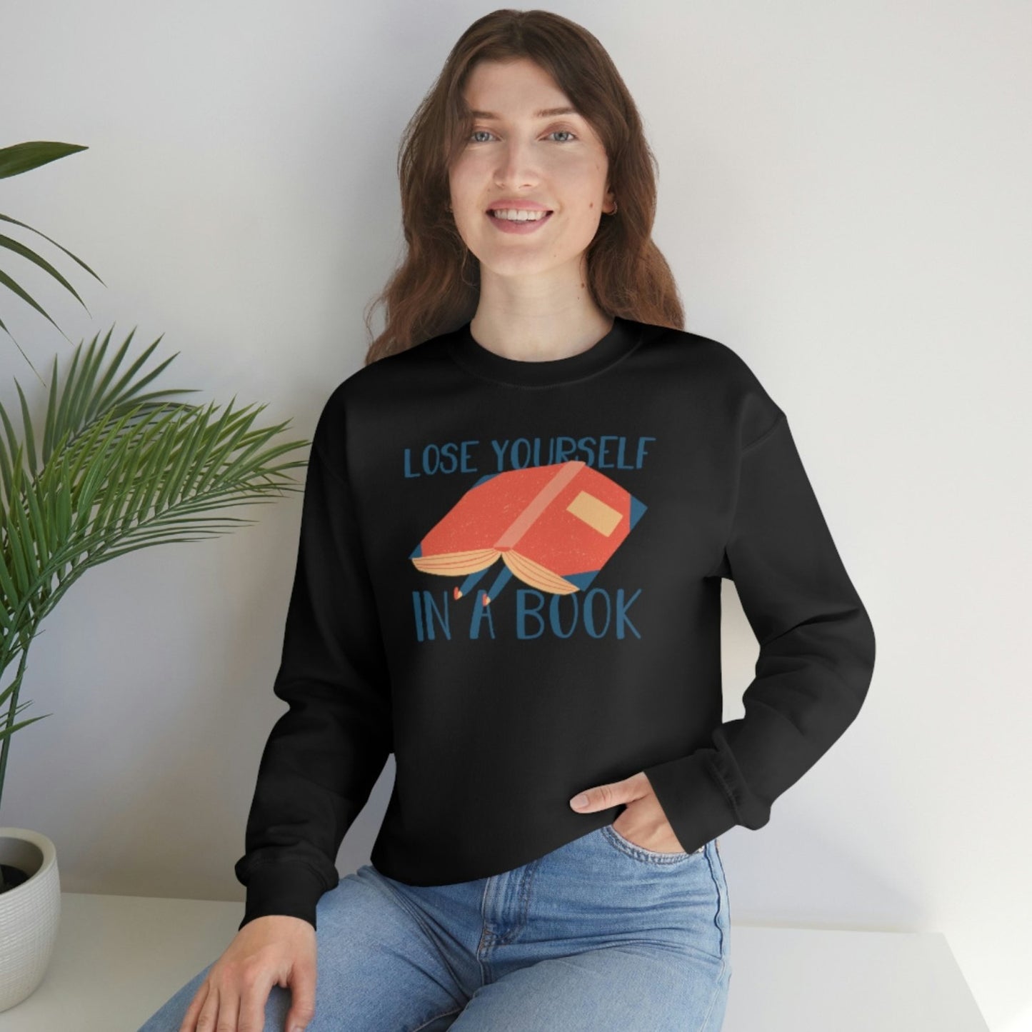 Lose Yourself in a Book I Crewneck Sweatshirt - BookishBliss 