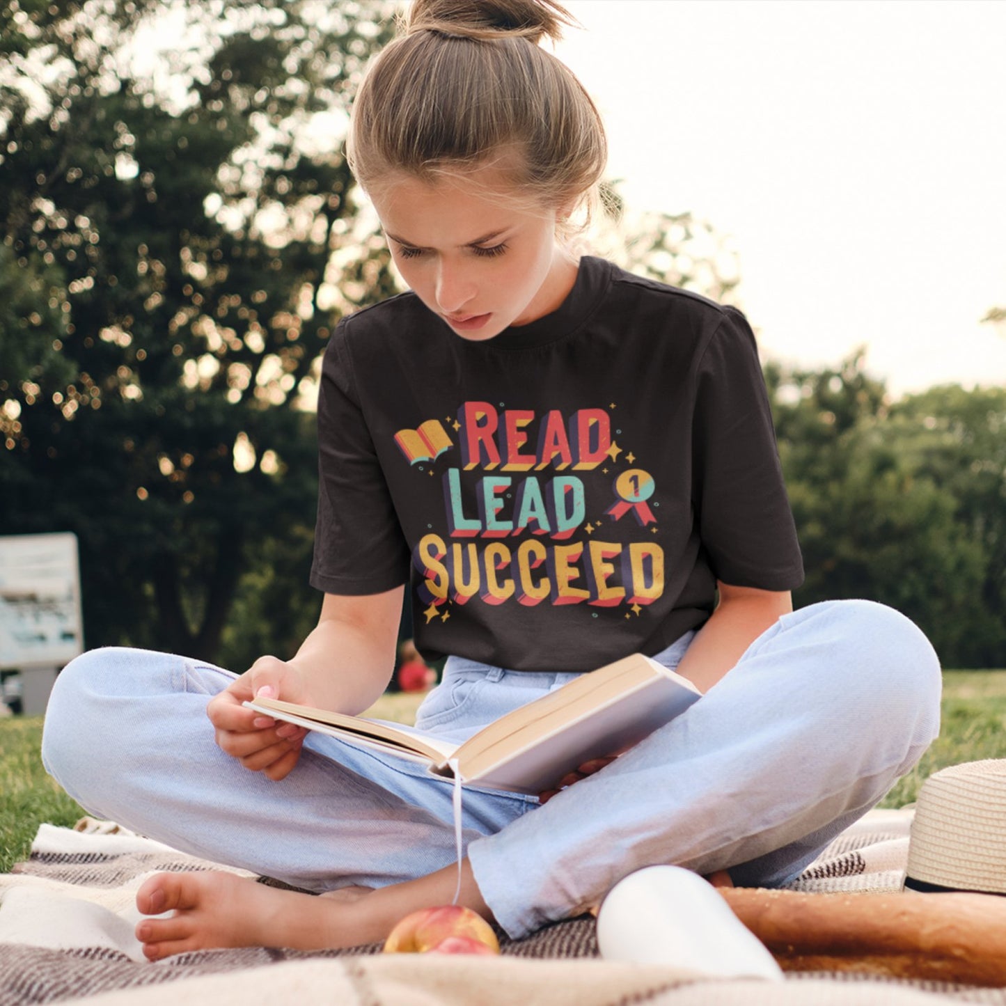 Read Lead Succeed T-Shirt - BookishBliss 