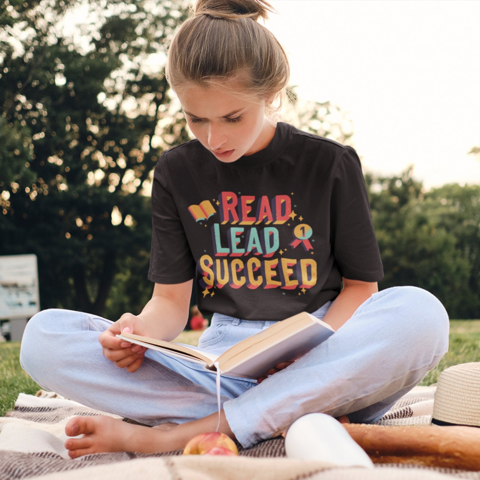 Read Lead Succeed T-Shirt - BookishBliss 