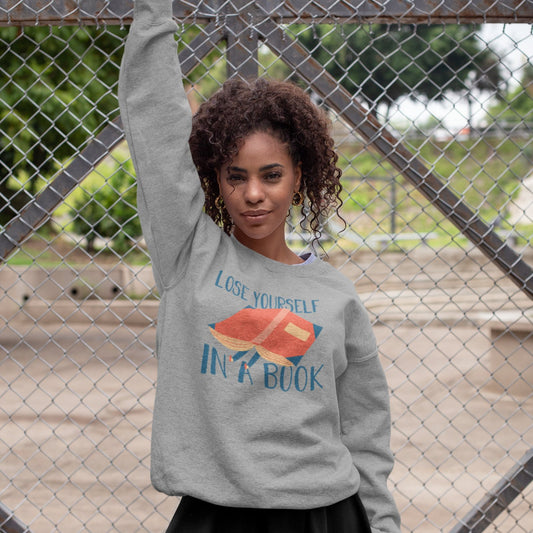 Lose Yourself in a Book I Crewneck Sweatshirt - BookishBliss 