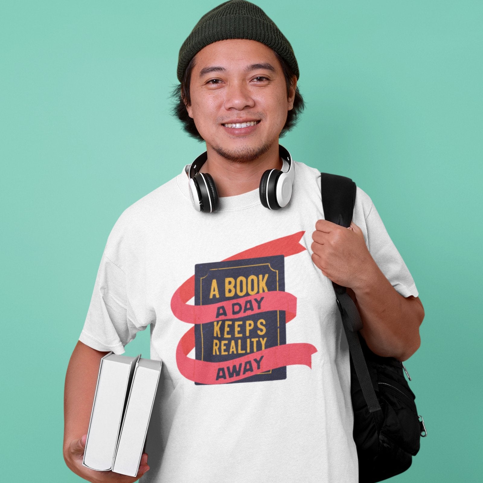 A Book a Day Keeps Reality Away | T-Shirt - BookishBliss 