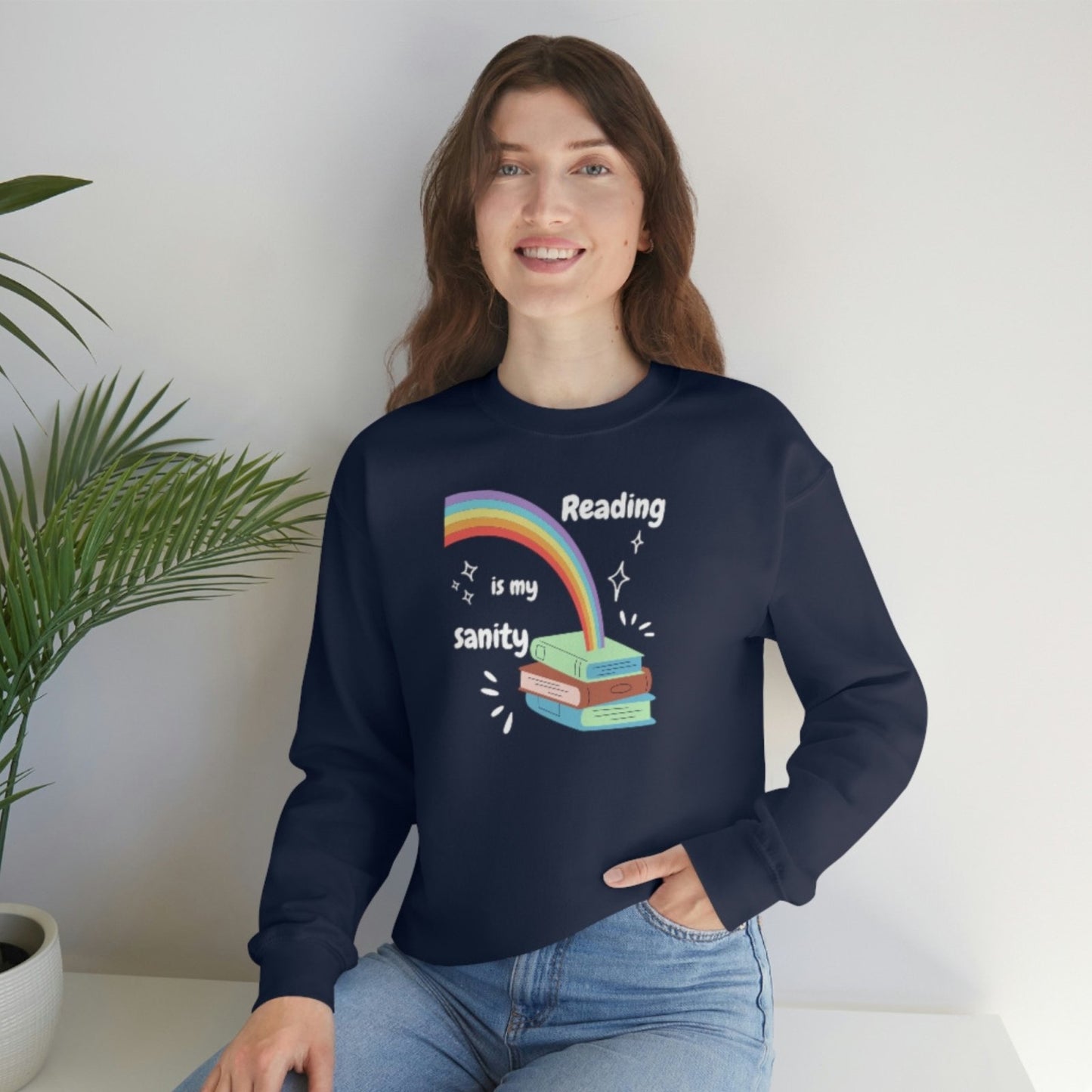 Reading is my Sanity I Crewneck Sweatshirt - BookishBliss 