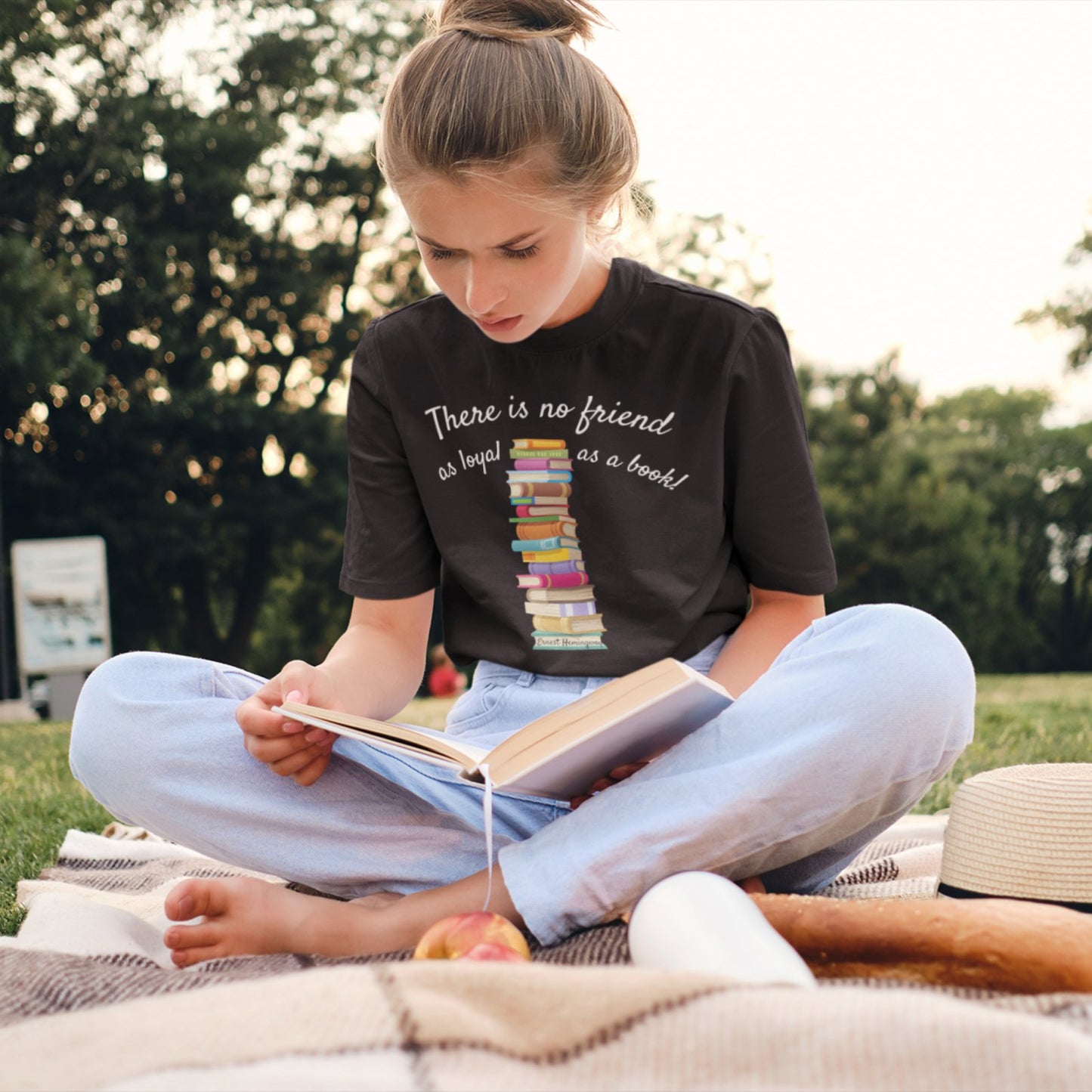 There is no Friend as Loyal as a Book T-Shirt - BookishBliss 