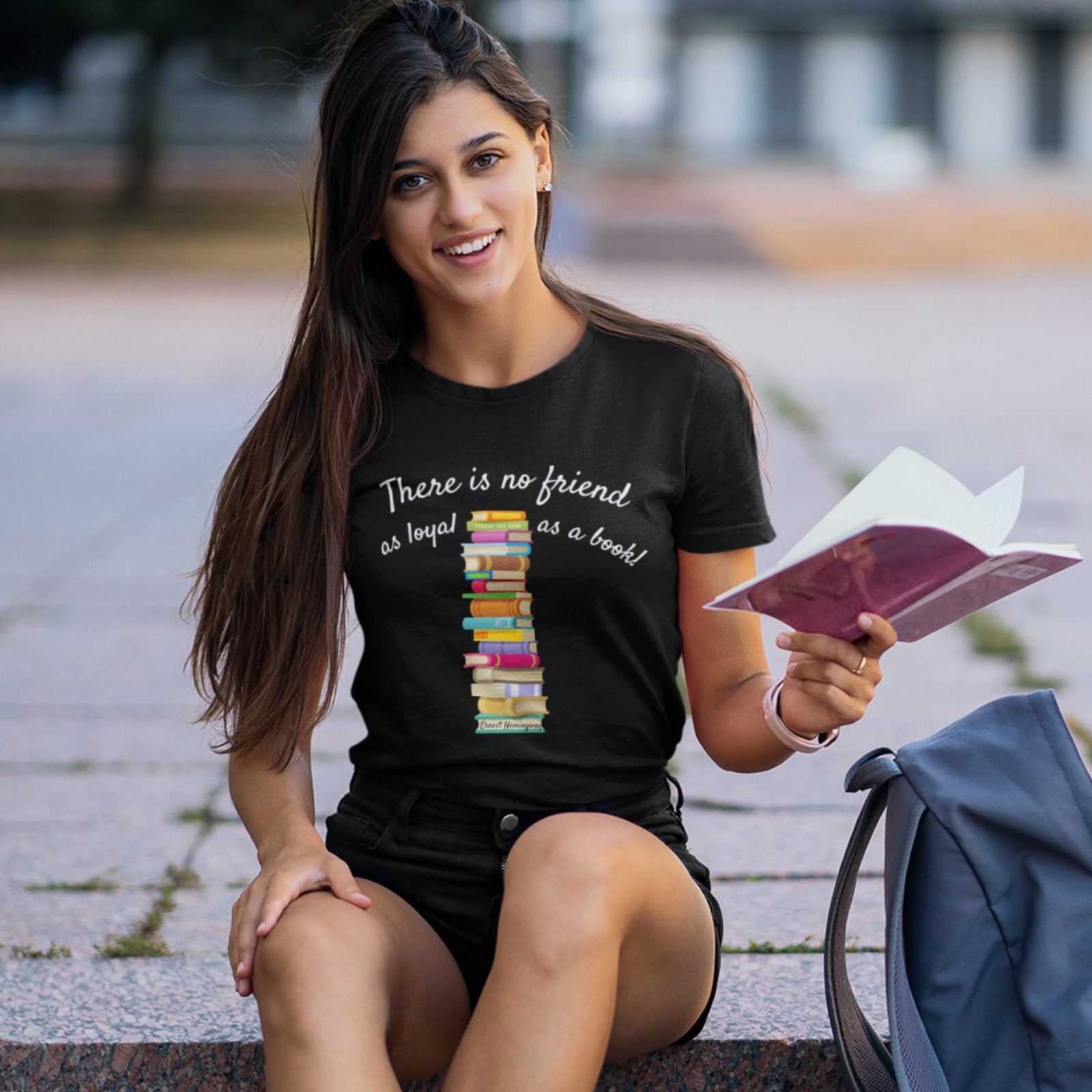 There is no Friend as Loyal as a Book T-Shirt - BookishBliss 