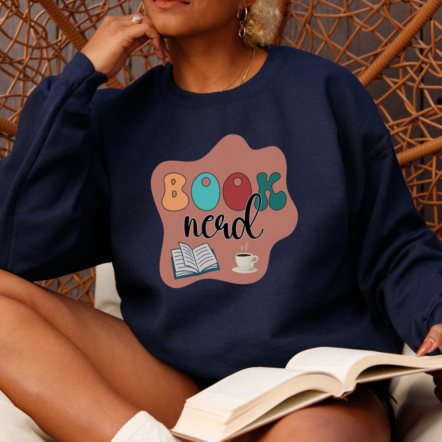 Booknerd | Crewneck Sweatshirt - BookishBliss 