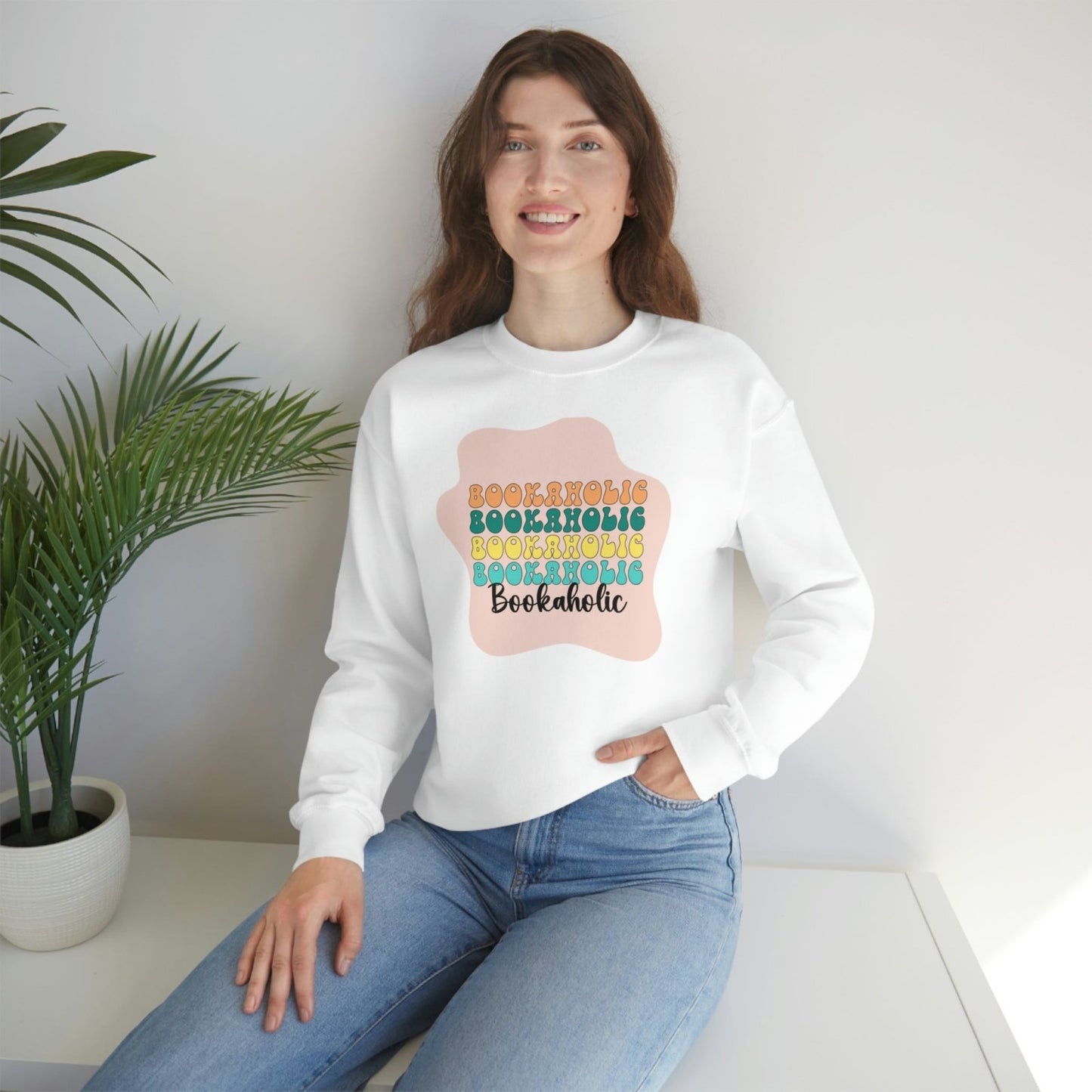 Bookaholic | Crewneck Sweatshirt - BookishBliss 