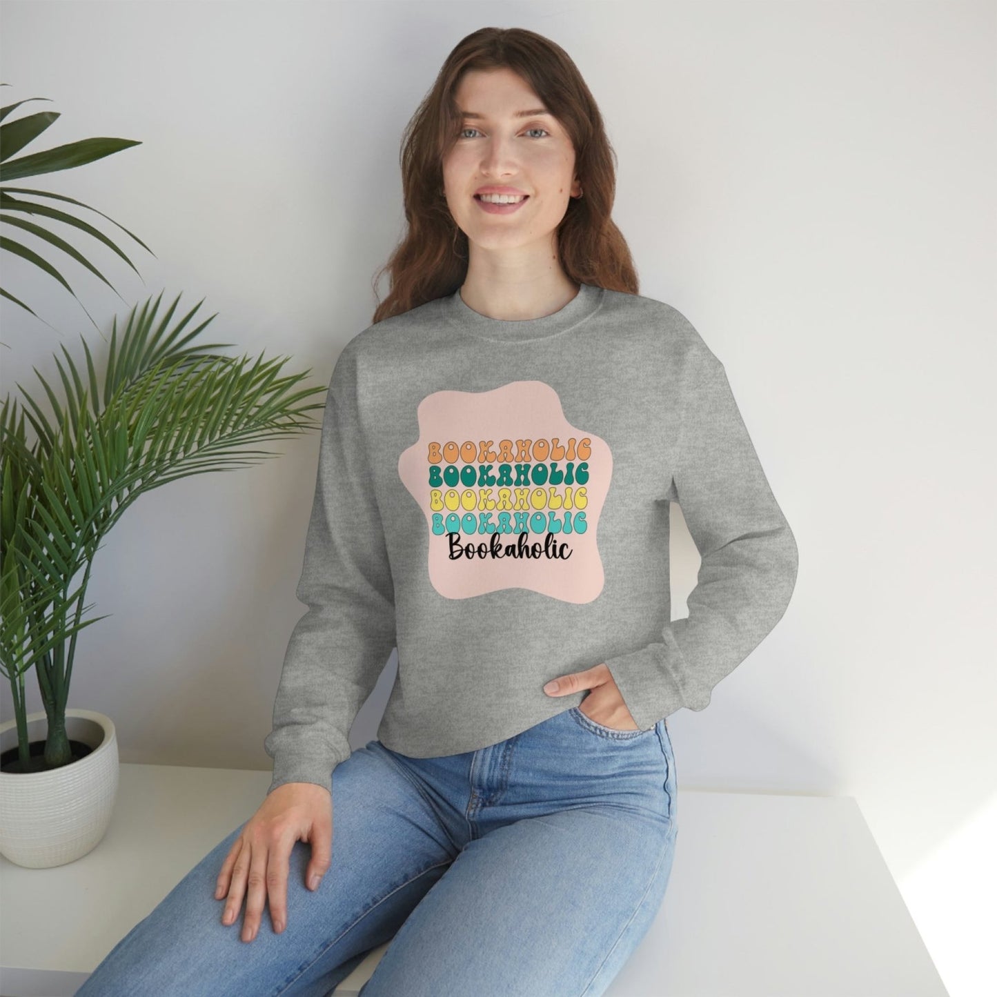 Bookaholic | Crewneck Sweatshirt - BookishBliss 