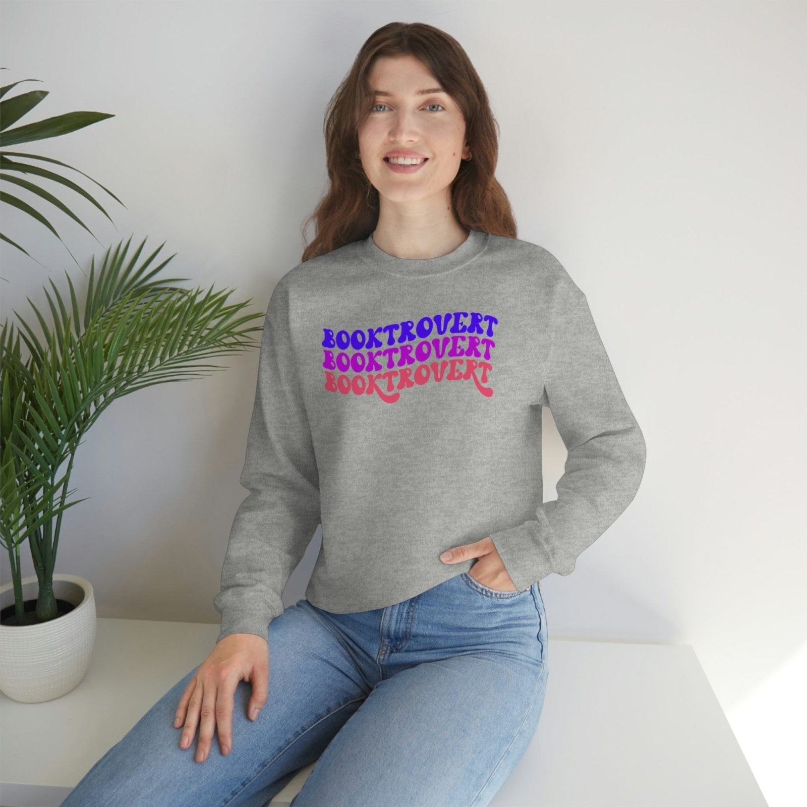 Booktrovert | Crewneck Sweatshirt - BookishBliss 