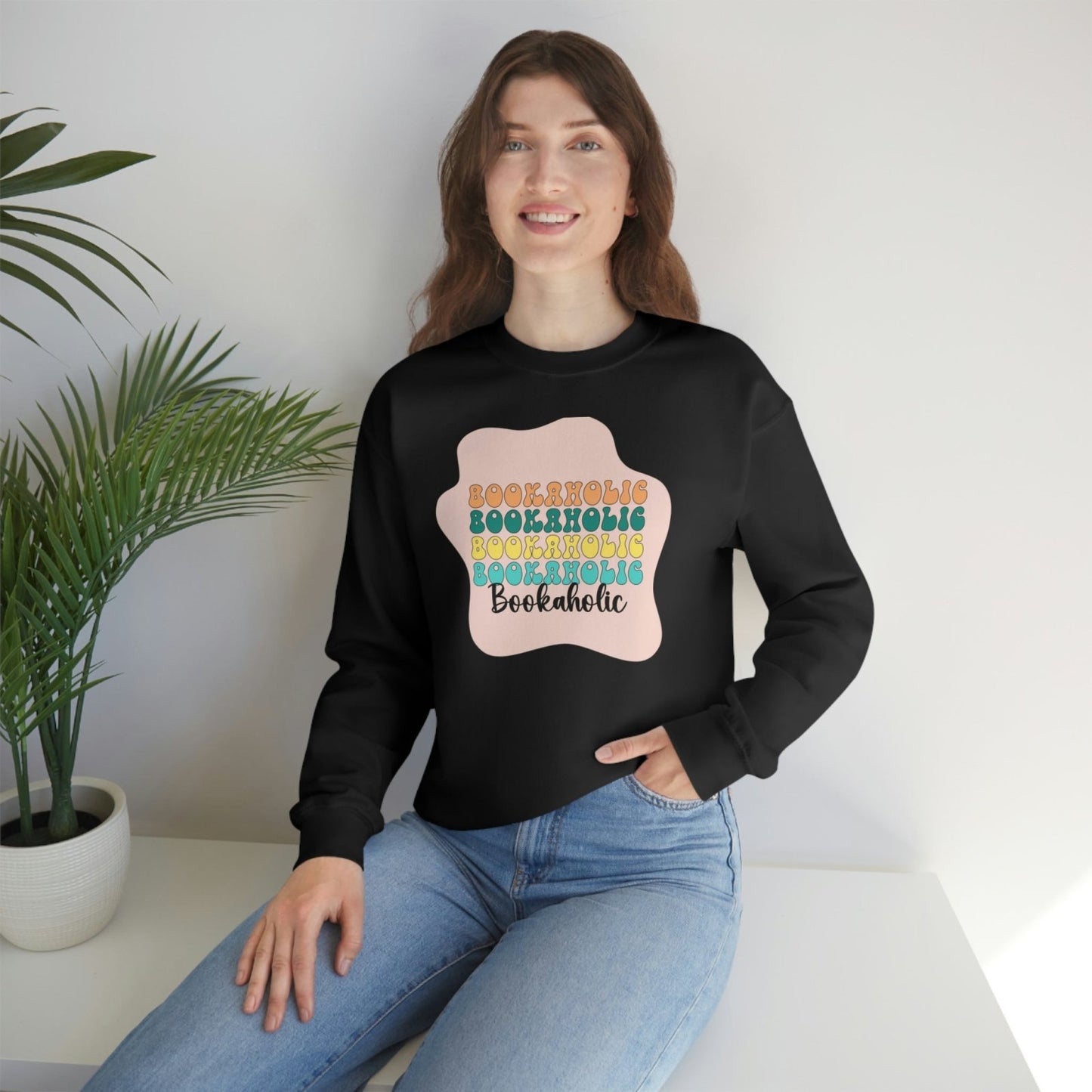 Bookaholic | Crewneck Sweatshirt - BookishBliss 