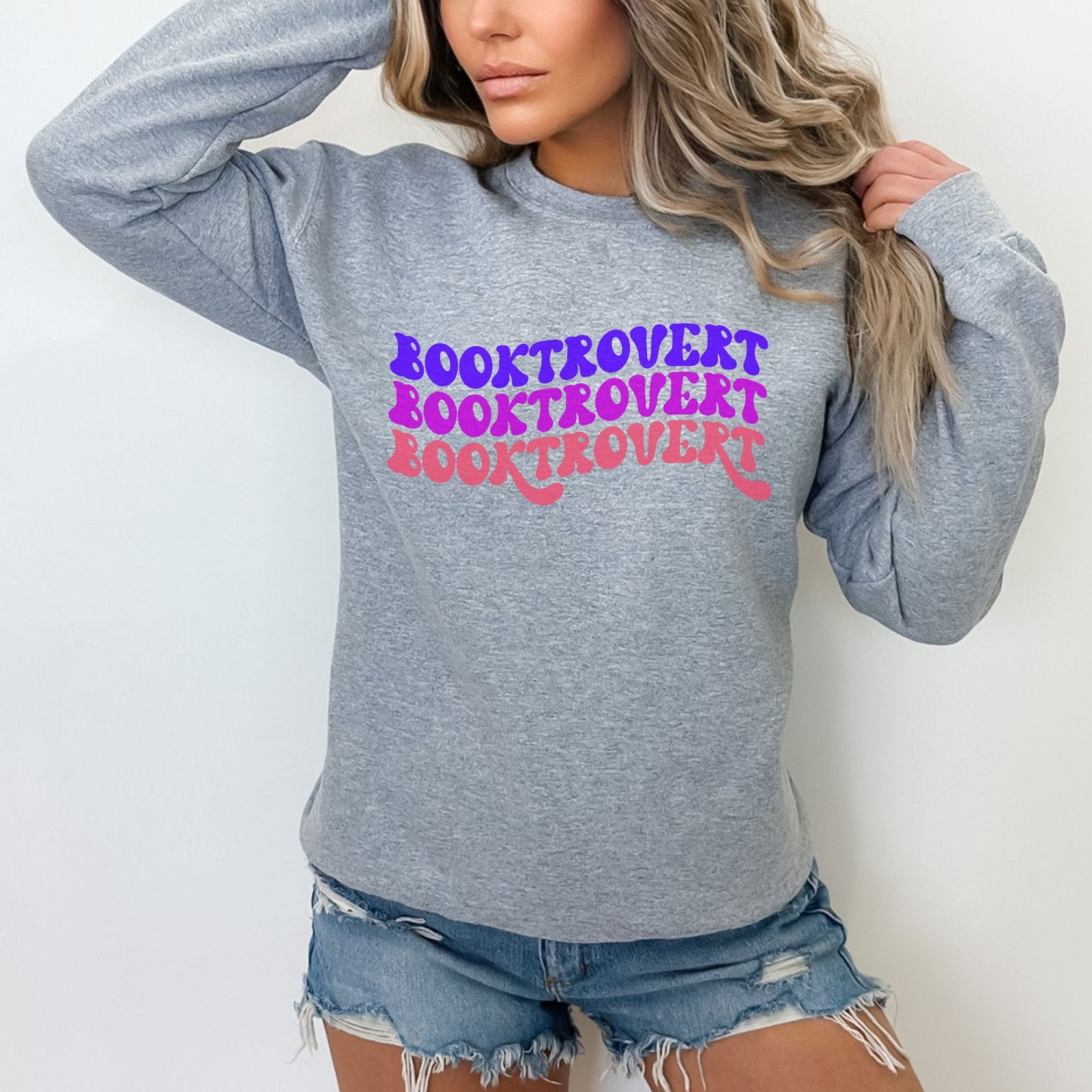 Booktrovert | Crewneck Sweatshirt - BookishBliss 