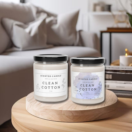 Clean Cotton | Vegan Soy Candle