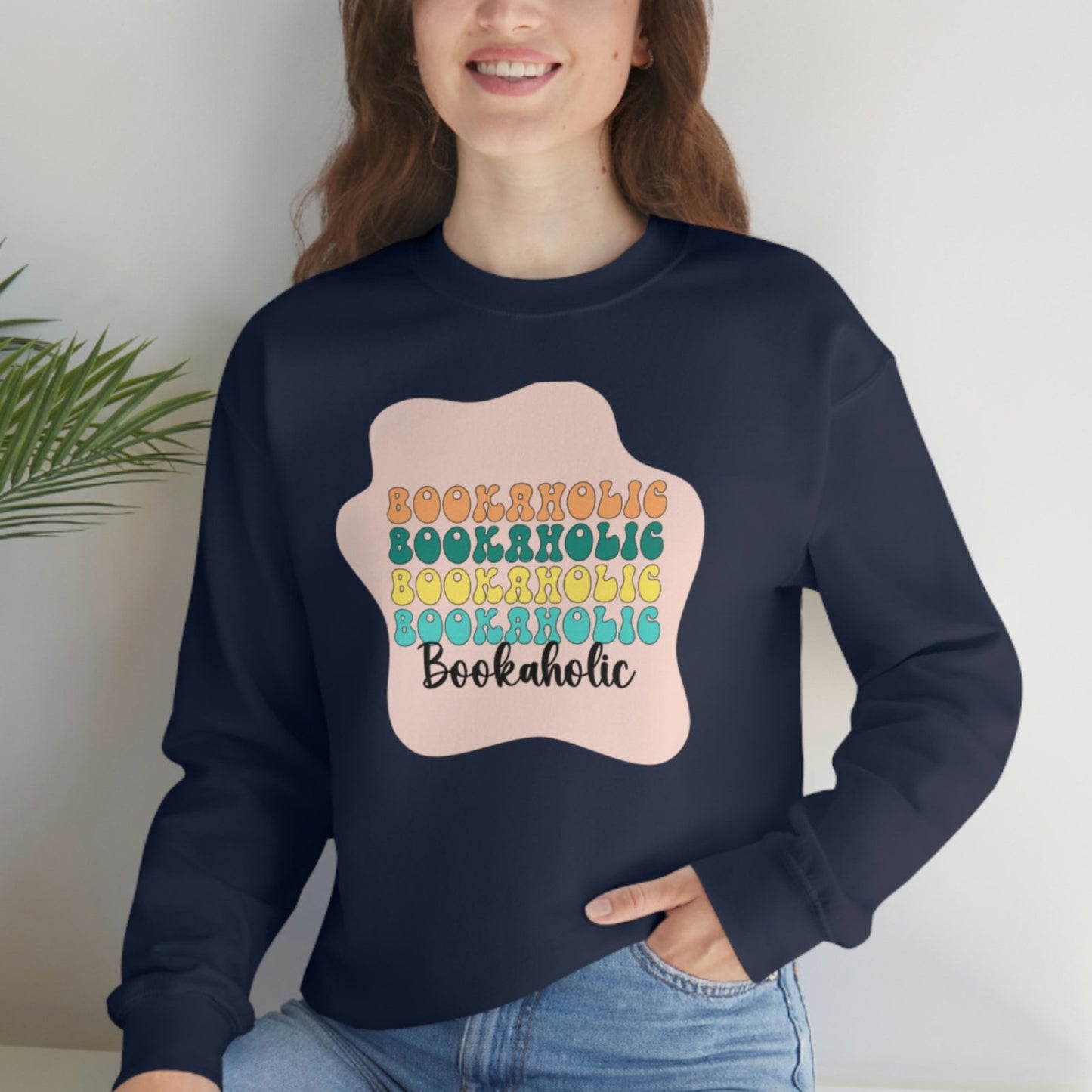 Bookaholic | Crewneck Sweatshirt - BookishBliss 