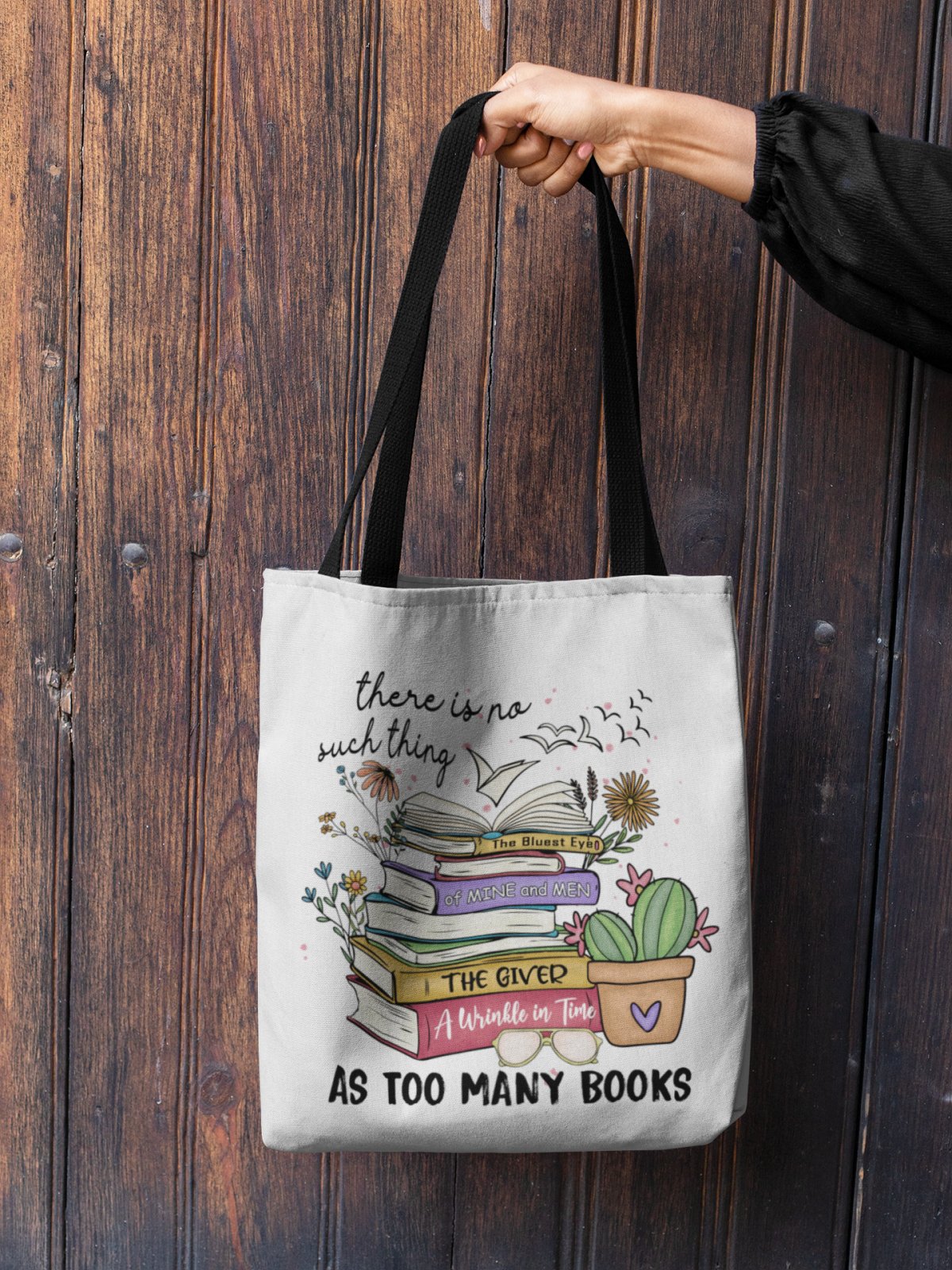 There Is No Such Thing As Too Many Books | Tote Bag - BookishBliss 