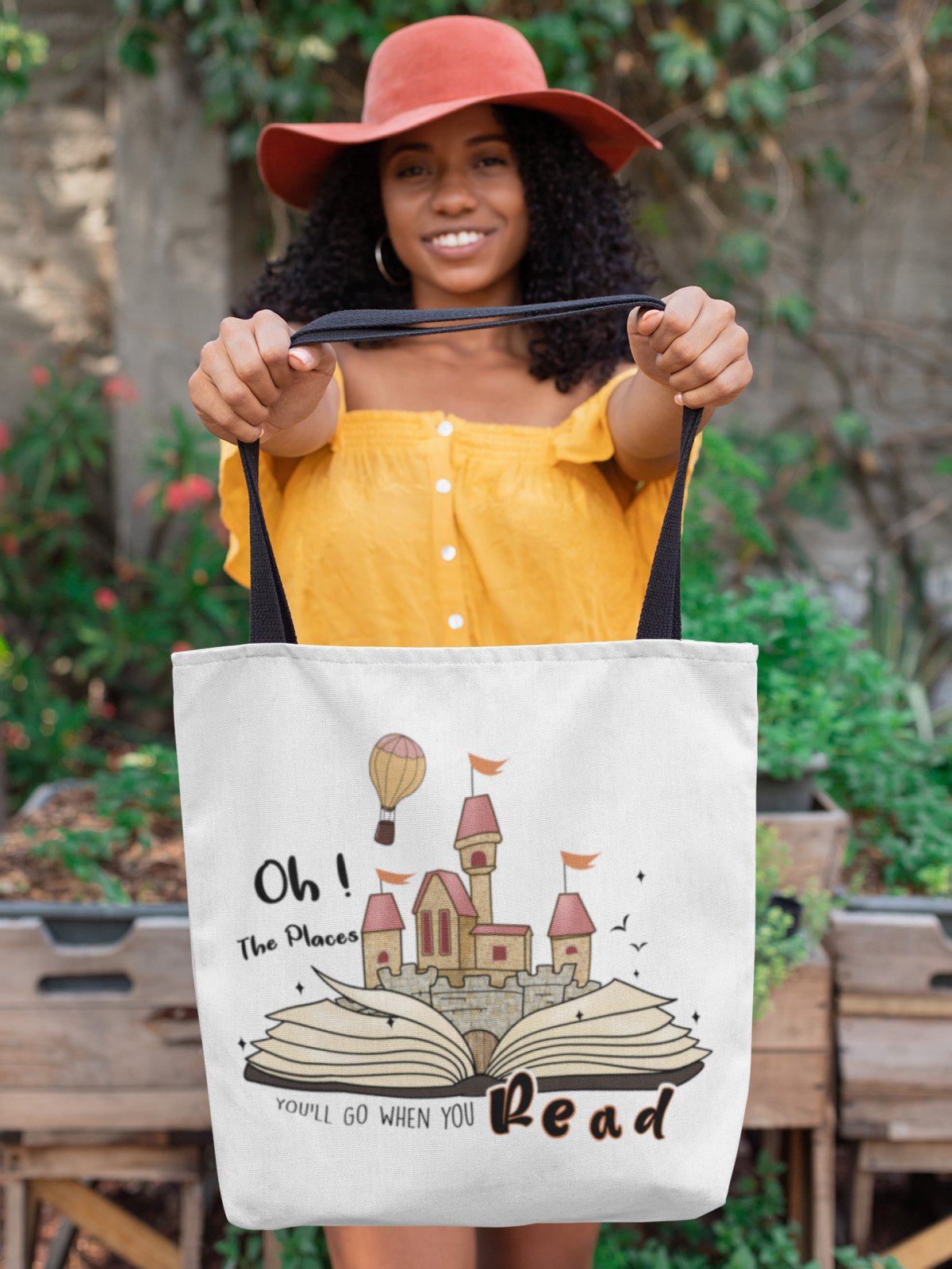 Oh, The Places You'll Go When You Read | Tote Bag - BookishBliss 