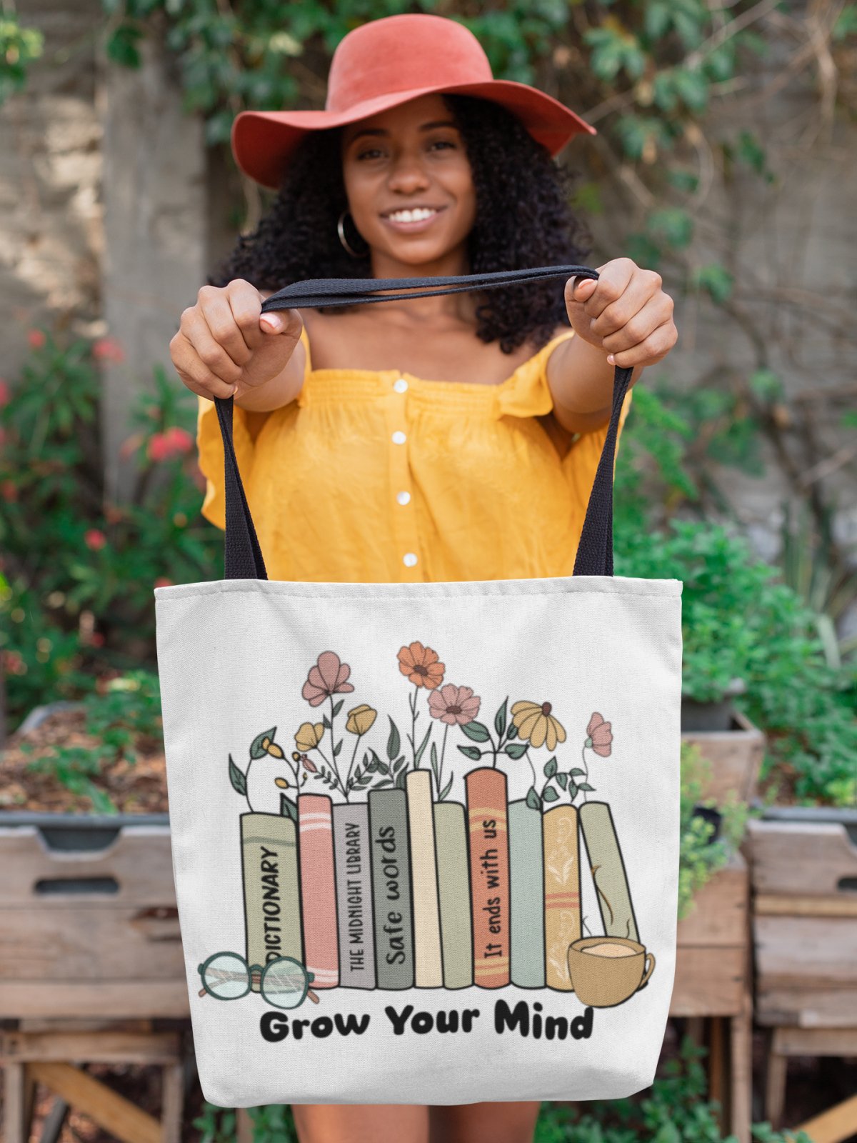 Grow Your Mind | Tote Bag - BookishBliss 