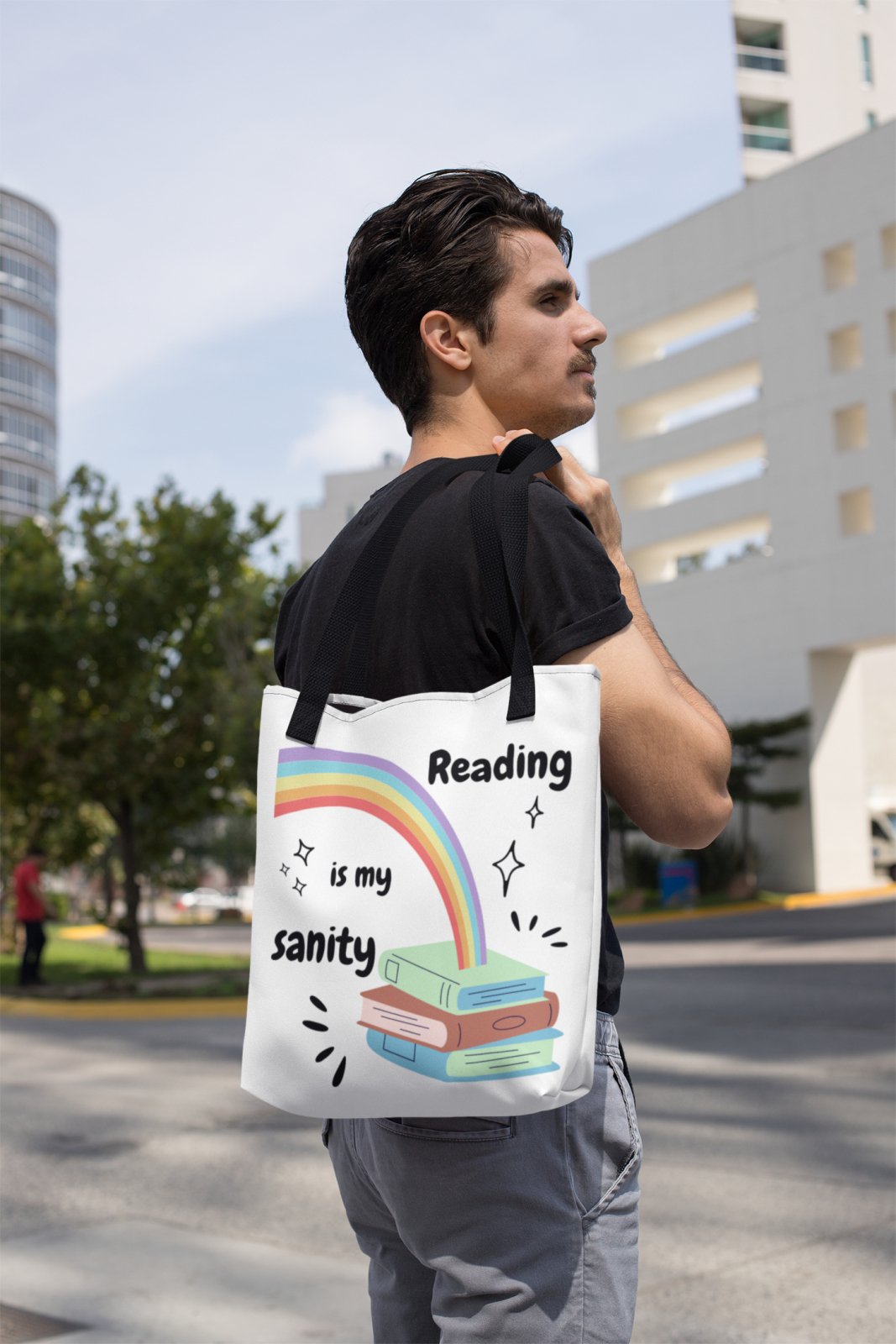 Reading Is My Sanity | Tote Bag - BookishBliss 