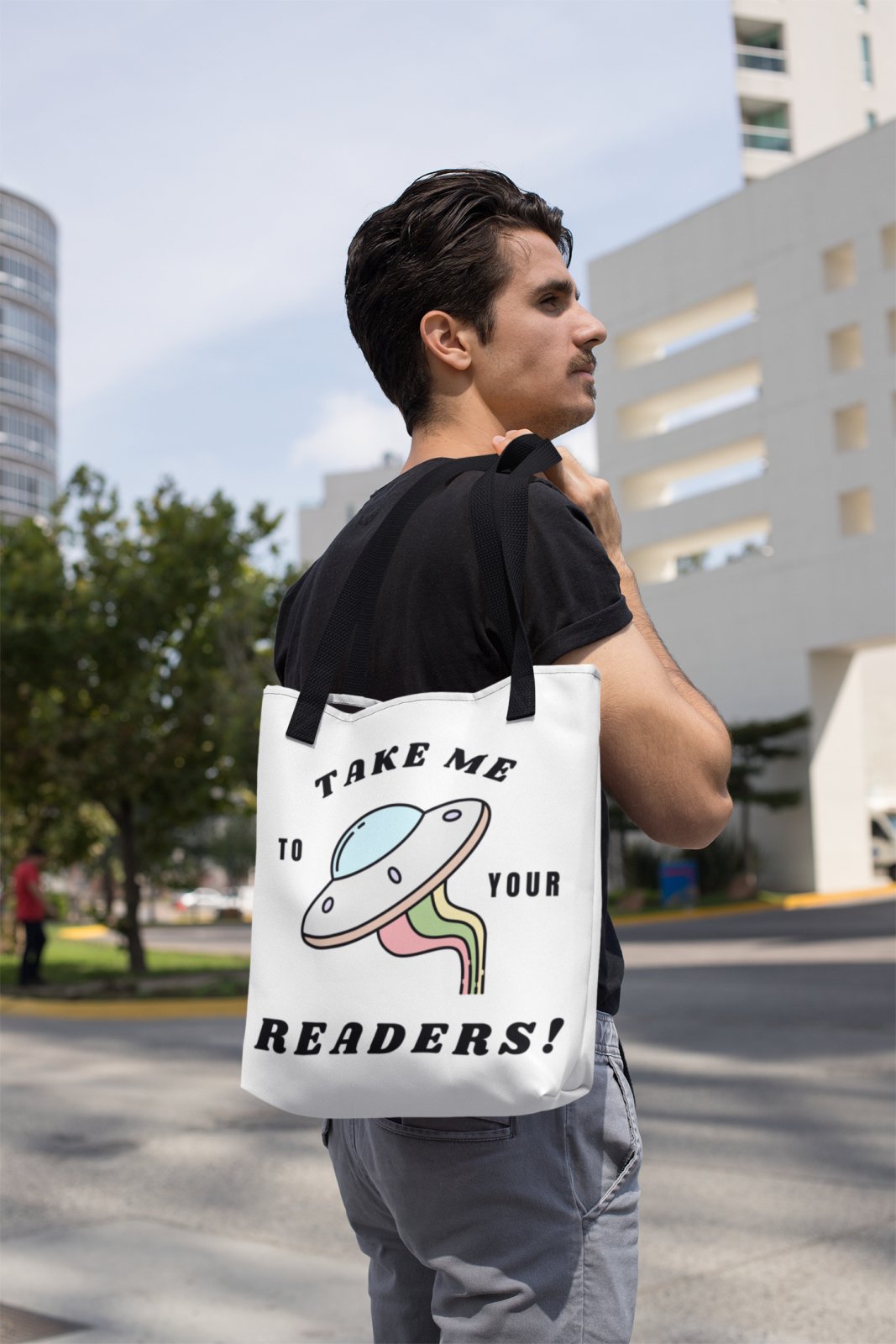 Take Me to Your Readers | Tote Bag - BookishBliss 