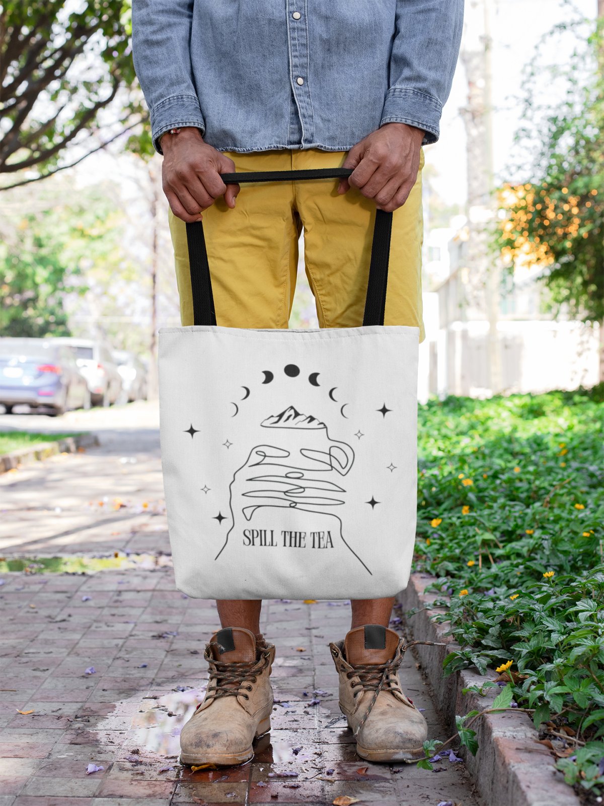 Lily, Stars, Moon | Tote Bag - BookishBliss 