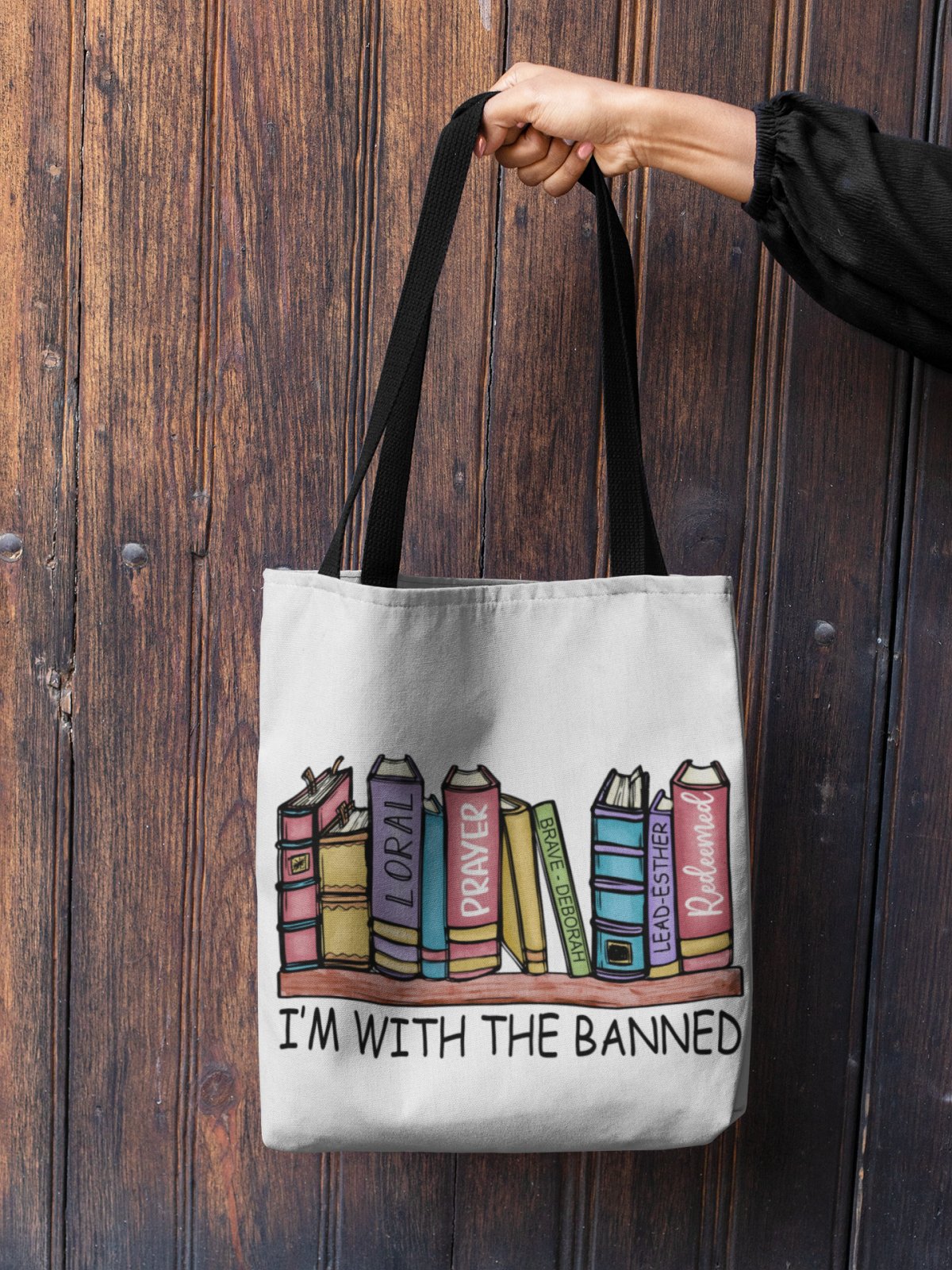 I'm With The Banned | Tote Bag - BookishBliss 