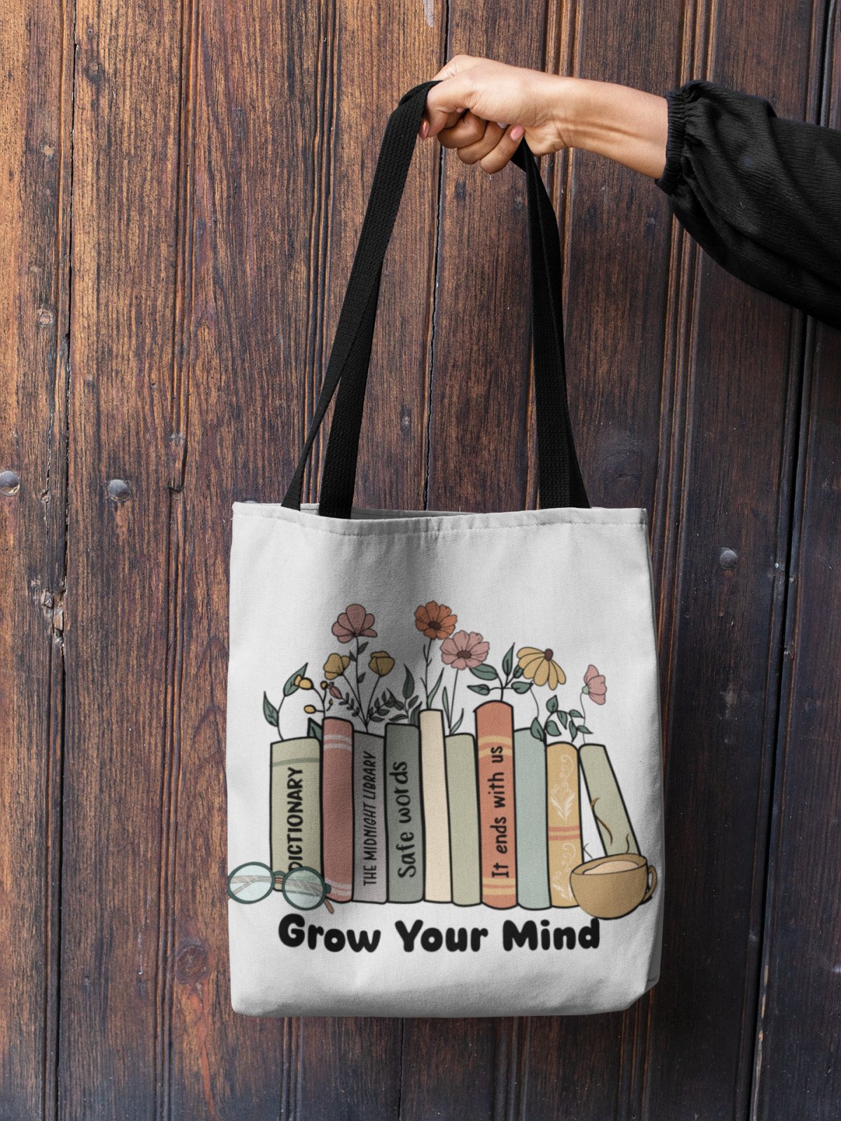 Grow Your Mind | Tote Bag - BookishBliss 