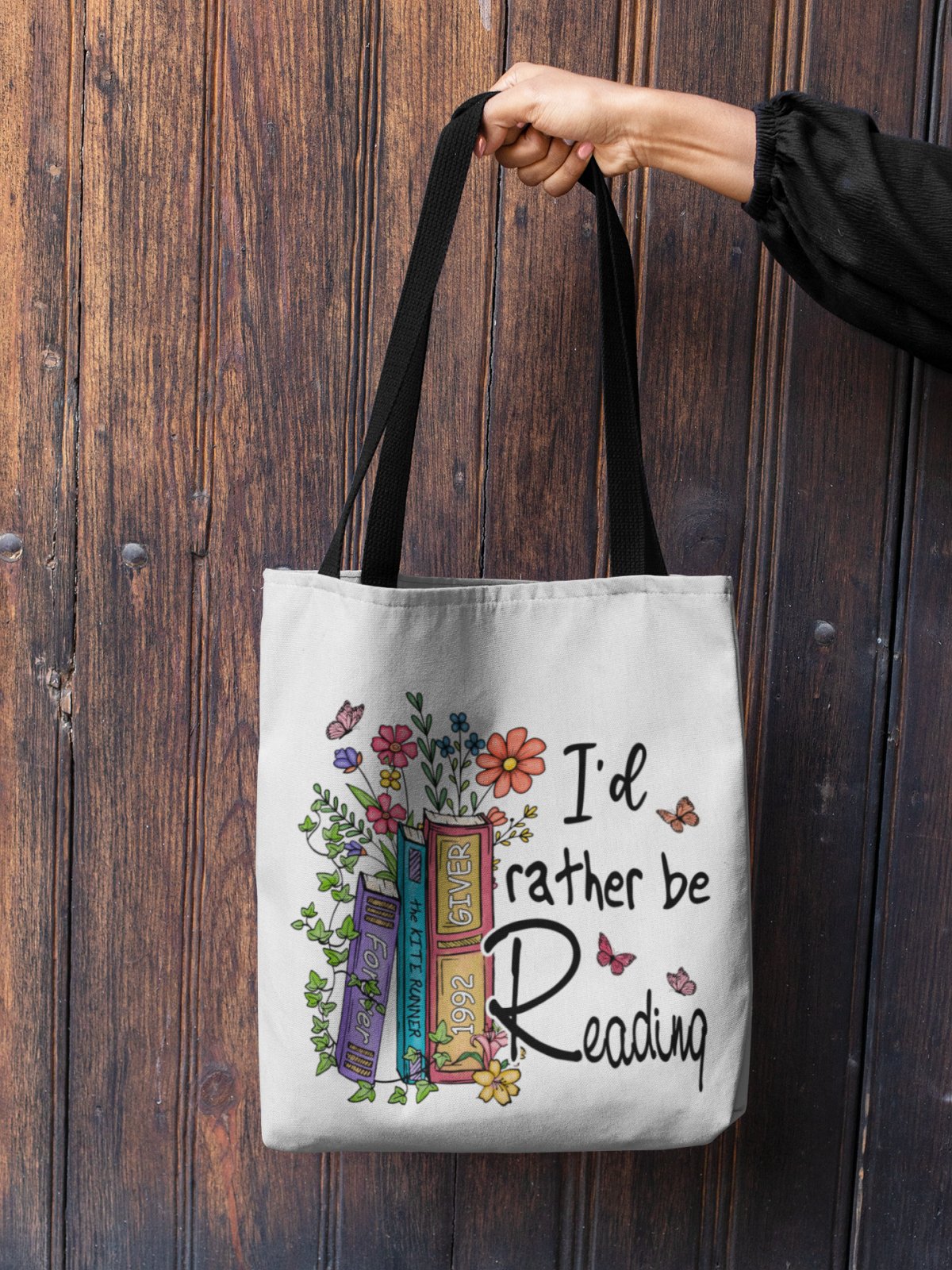 I'd Rather Be Reading | Tote Bag - BookishBliss 