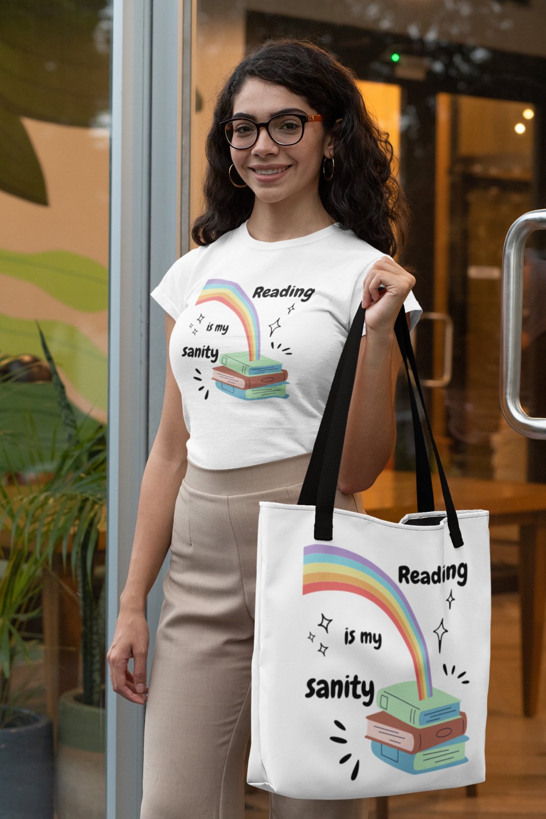 Reading Is My Sanity | Tote Bag - BookishBliss 