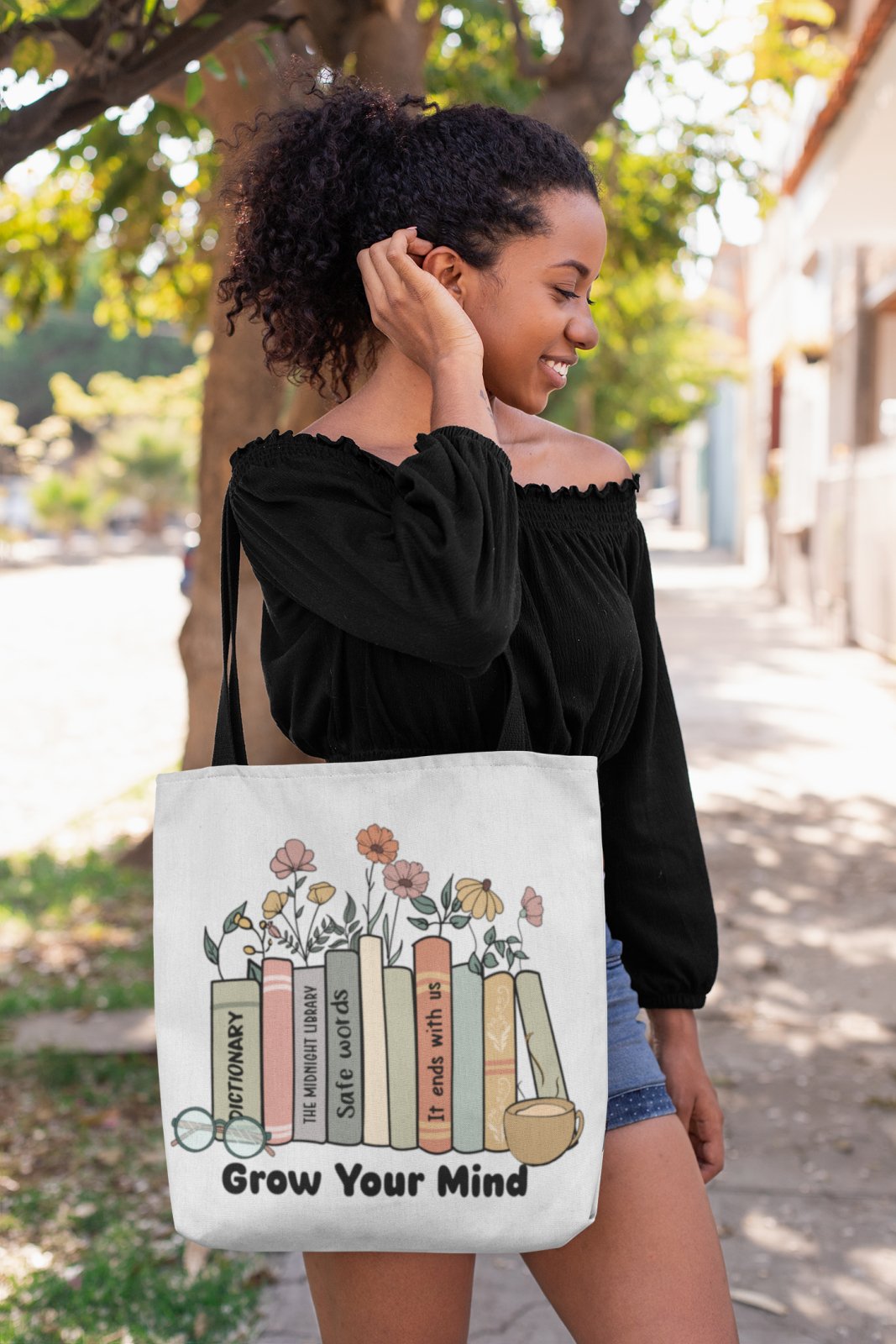 Grow Your Mind | Tote Bag - BookishBliss 