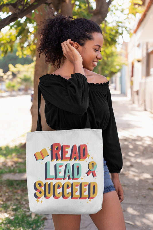 Read Lead Succeed | Tote Bag - BookishBliss 