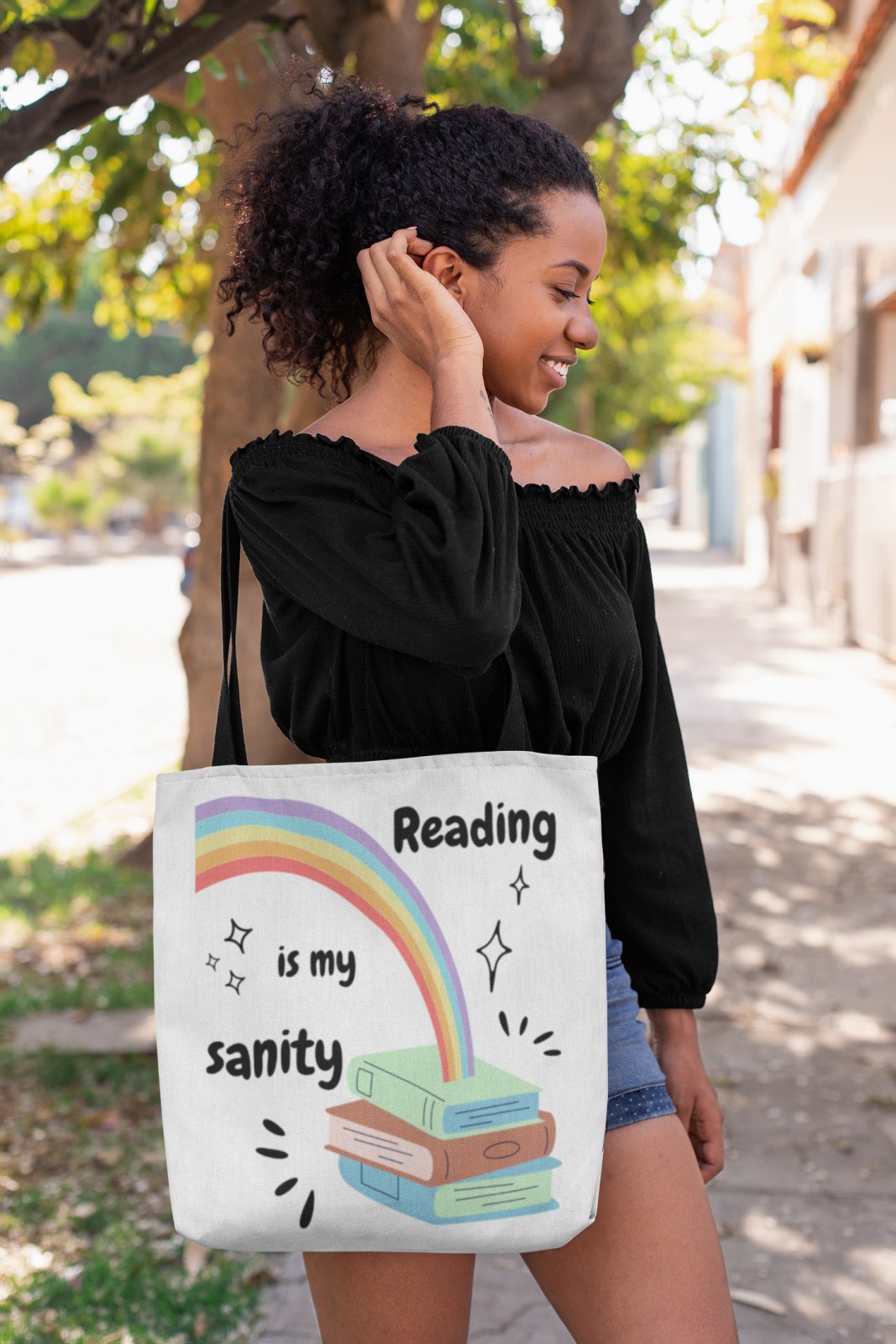 Reading Is My Sanity | Tote Bag - BookishBliss 